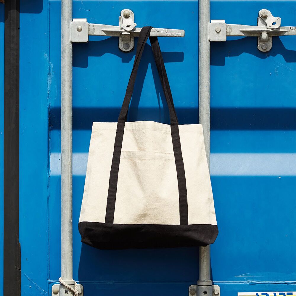 cabas en toile imprimée personnalisée avec poignées colorées cabas en toile imprimée personnalisée avec poignées colorées