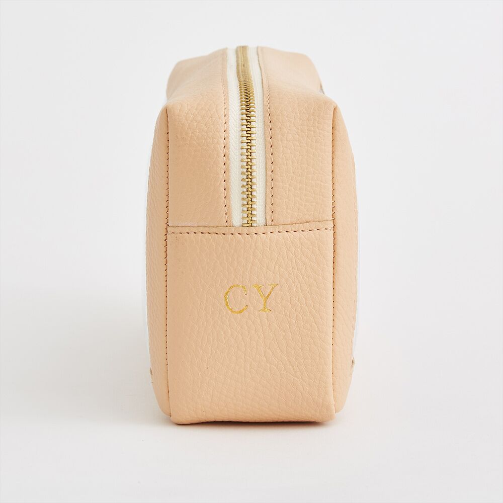 cuir végétalien grand sac de lavage gaufré cuir végétalien grand sac de lavage gaufré