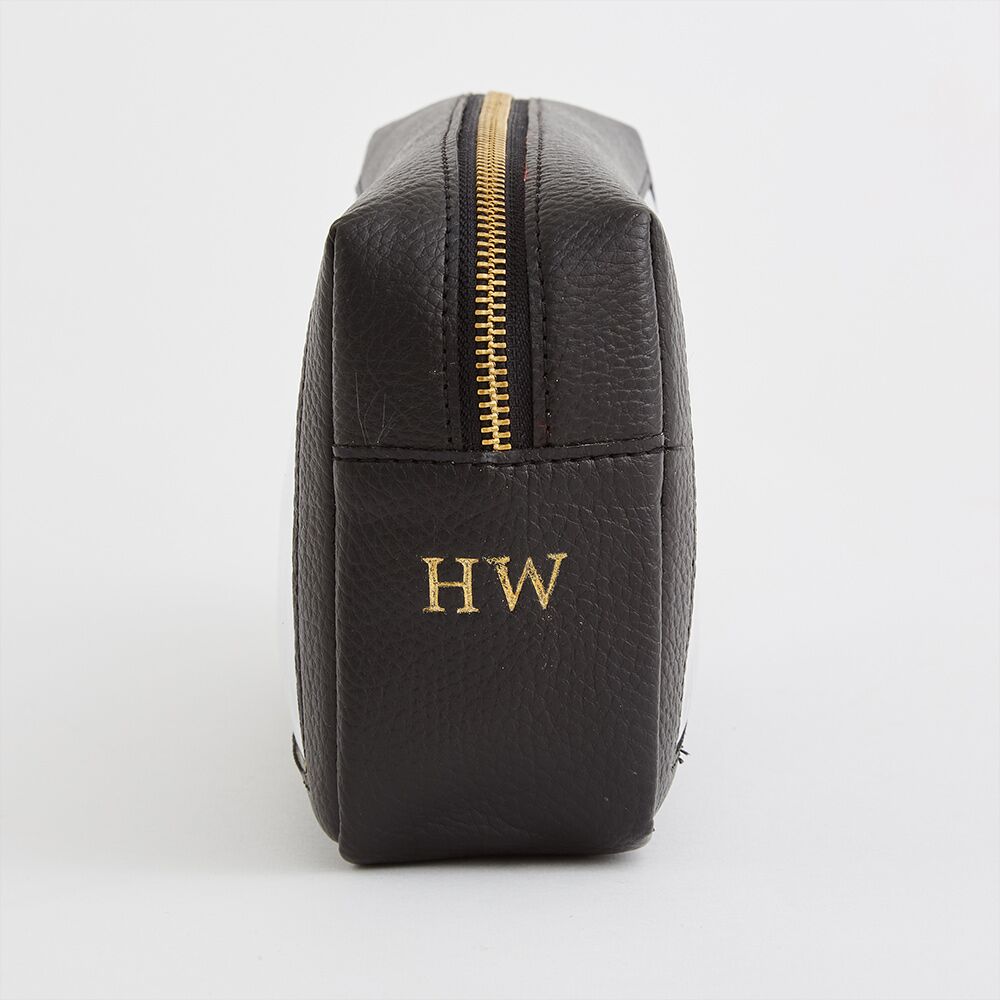 petit sac de toilette en cuir végétal personnalisé petit sac de toilette en cuir végétal personnalisé