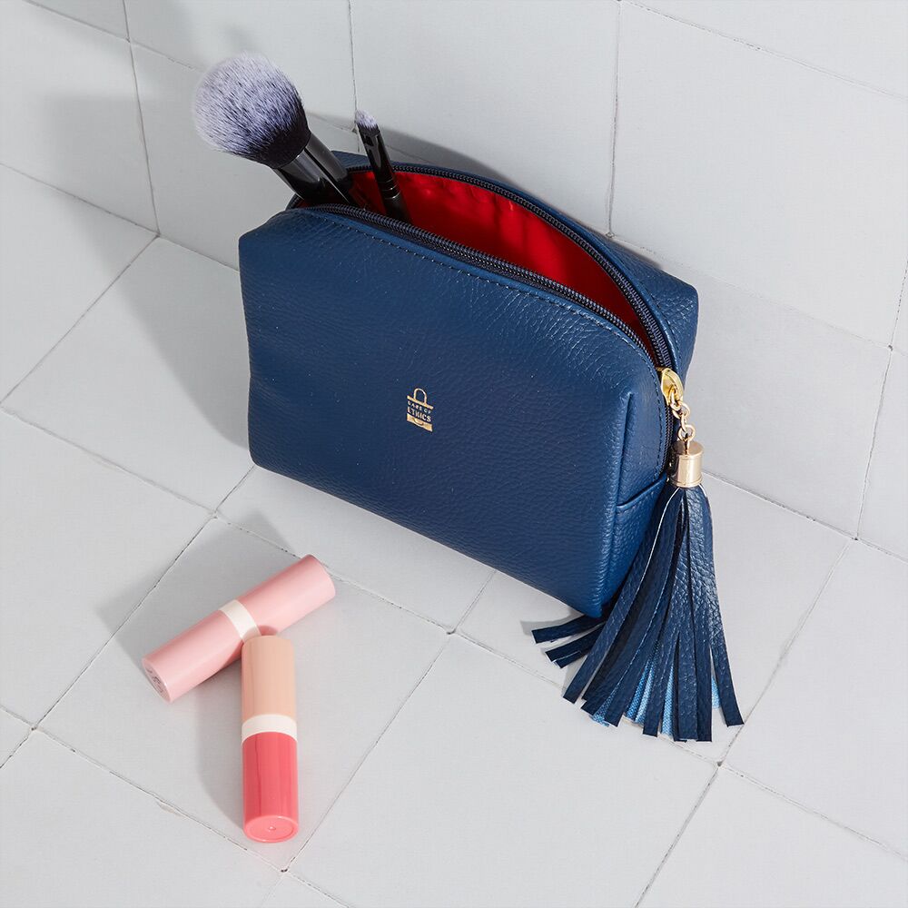 petit sac de lavage en cuir végétalien petit sac de lavage en cuir végétalien