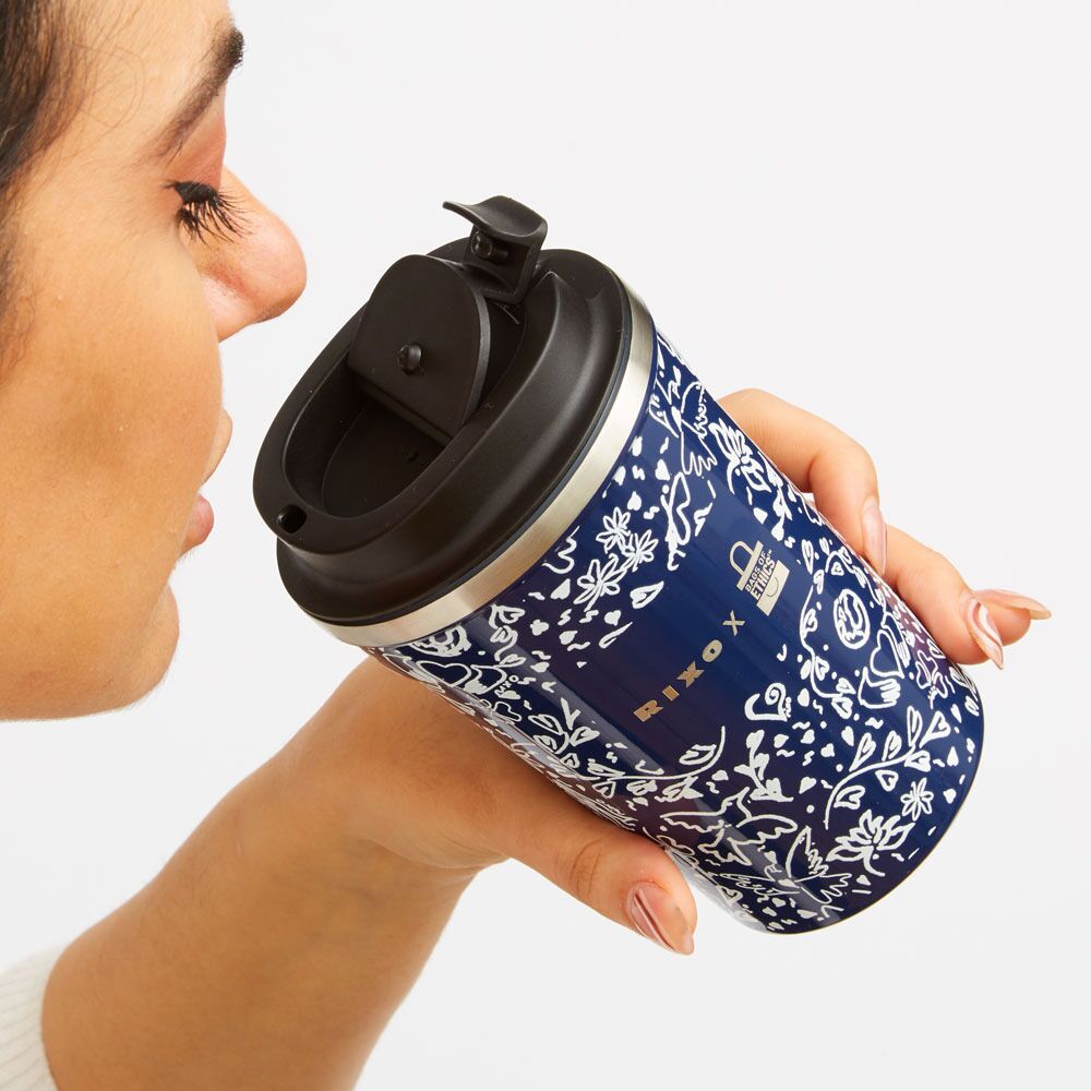 rixo-coffee-cup-printed-with-black-lid rixo coffee cup printed with black lid 1