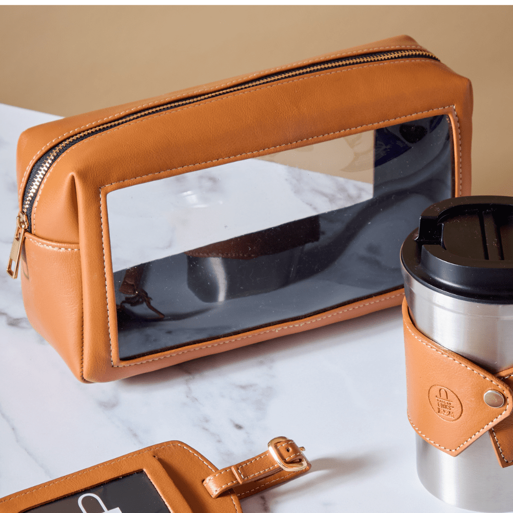 washbag-brown washbag brown